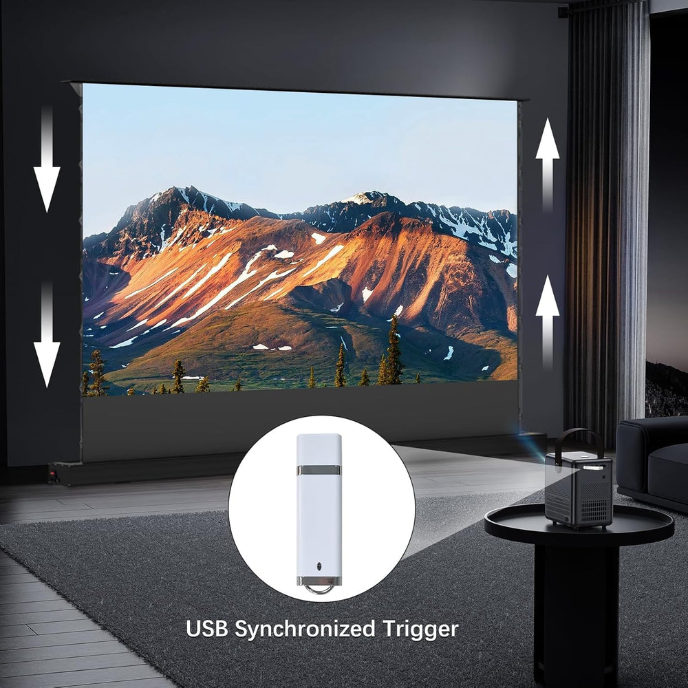 Easy View HD Projector Automatic Lifting Screen